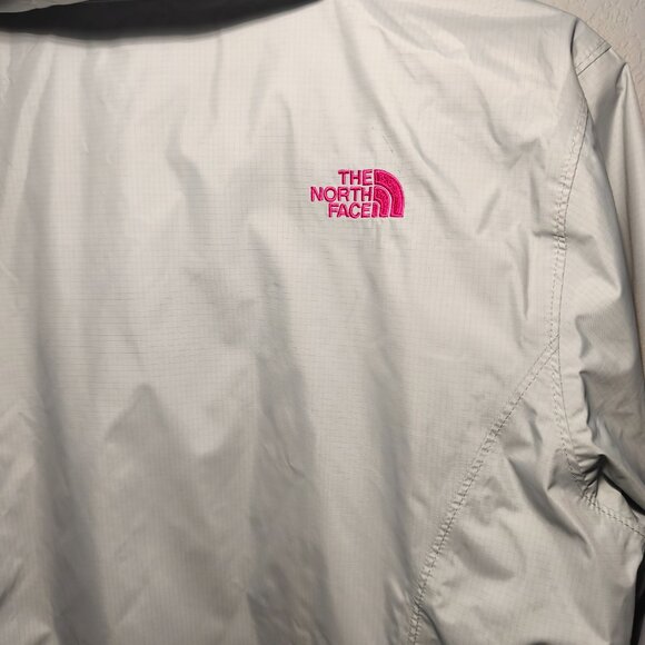 The North Face Women's Jacket Size L Pink Gray Ribbon Resolve Waterproof - Picture 8 of 13